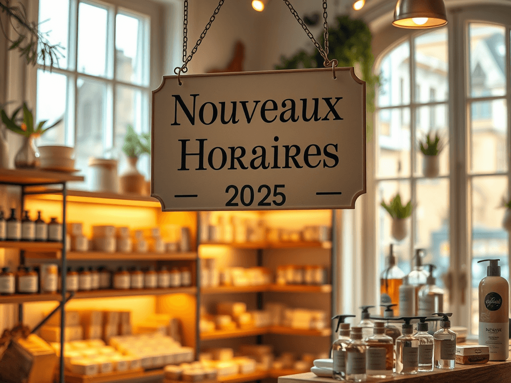 boutique horaires 2025